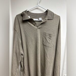 Haggar Long Sleeve Collared Shirt